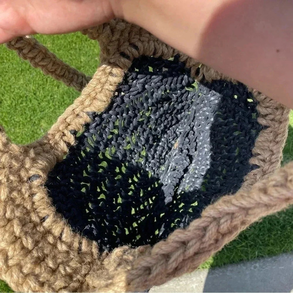 Handmade Macrame Jute/Cord Weaved Boho Bag - Picture 6 of 10